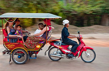 Les transports au Cambodge