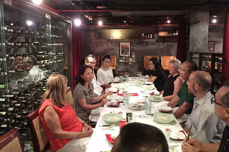 Dinner with US partners  at Club De L'Oriental, Hanoi