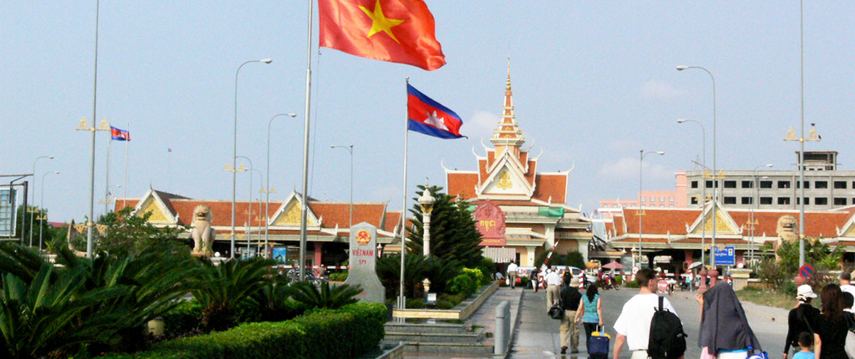 Connexion du Vietnam et Cambodge